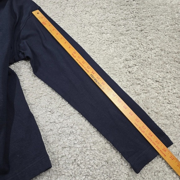 Vintage Aeropostale Shirt Mens Large Blue Long Sleeve Pullover Collar Cotton Y2K - Picture 10 of 11